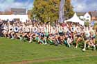 Girls Under-13s 2025 National Cross Country Relays, Berry Hill Park, Mansfield. Photo: David T. Hewitson/Sports for All Pics